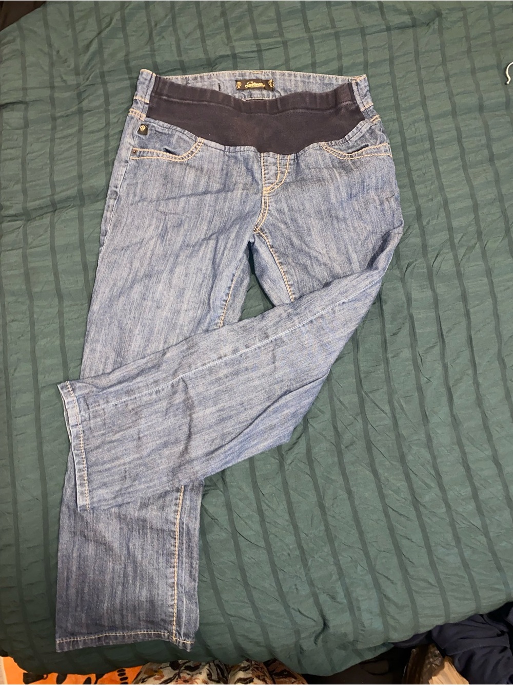 Serfontaine Maternity Jeans with adjustable waistband Size 29